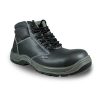Botas em pele com palmilhas em kevlar e sola resistente a calor e óleos