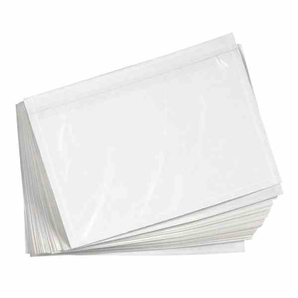 Os envelopes auto adesivos protegem a documentação da sujidade