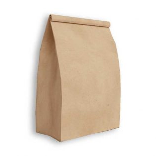 Os sacos de papel sem asa são indicados para mercearia, takeaway, lanches, etc