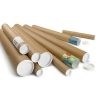 Os tubos de cartão com tampas são ideais para expedição, conservação e arquivamento de todos os seus documentos e produtos em rolos. Disponível em várias dimensões.