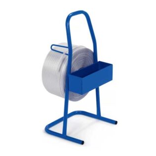 O desenrolador de cinta com suporte é a melhor opção para a colocação e corte da fita de cintar têxtil