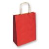 Sacos em papel kraft com asa de papel torcido