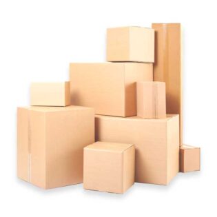 As caixas de cartão canelado duplo são ideais para o envio de produtos frágeis até 40kg