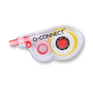A Fita Corretora Q-Connect é ideal para corrigir erros de forma rápida e precisa