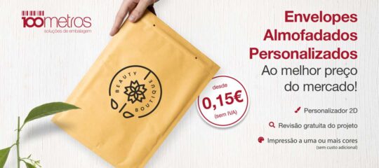 Envelopes almofadados personalizados ao melhor preço do mercado