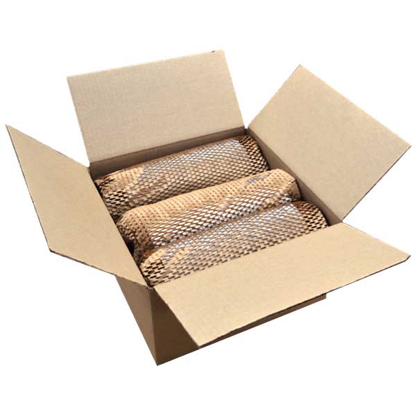 O rolo de papel kraft favo de abelha é o produto ideal para a embalagem de encomendas