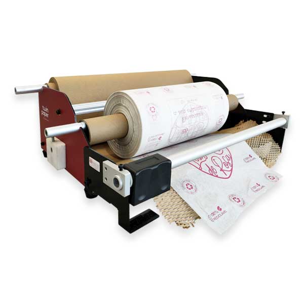 O Twin Paper Dispenser permite embalar e proteger os seus produtos