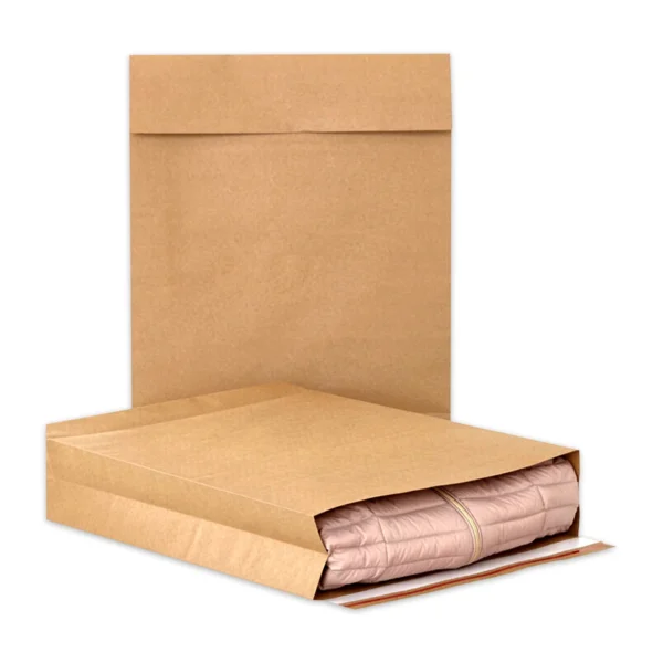 Os envelopes kraft com fole são ideais para enviar objetos mais espessos.