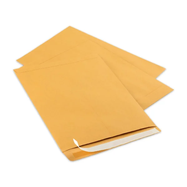 Os envelopes de papel kraft são ideais para enviar documentos ou objetos