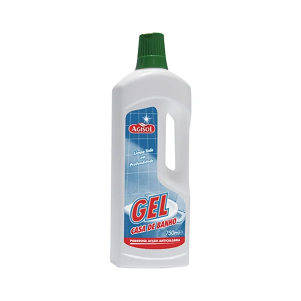 O Gel de Casa de Banho Agisol é um produto especialmente formulado para a limpeza profunda e eficaz de todas as superfícies da casa de banho.