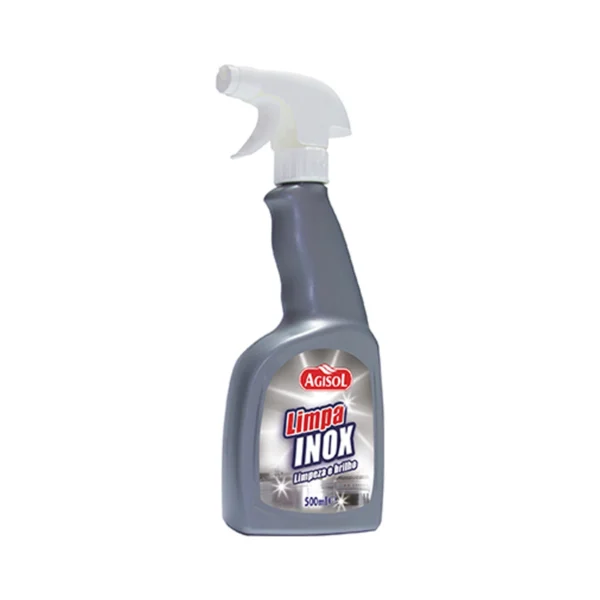 O Limpa Inox Agisol é um produto de excelência, concebido especificamente para a limpeza e conservação de superfícies em aço inoxidável.