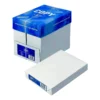 Resma de papel A4 com 75g/m², livre de encravamentos e para impressão em frente verso. Material leve e resistente.