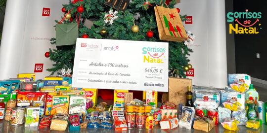 Este Natal, a 100 metros & Antalis uniram forças para apoiar a Associação A Casa do Caminho. A campanha solidária foi um verdadeiro sucesso