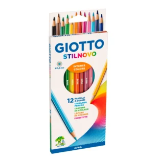 A caixa de lápis de cor Stilnovo da Giotto é a escolha perfeita para quem procura qualidade, criatividade e durabilidade em cada traço.