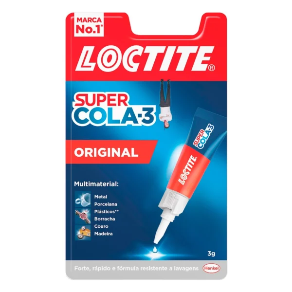 A Super Cola 3 da Loctite é a solução para reparações rápidas, precisas e de longa duração. Reconhecida pela sua fiabilidade e qualidade.