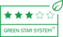 Classificação Green Star System com 3 estrelas