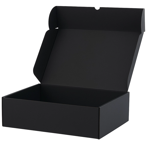 Interior de caixa de envio posta pretal