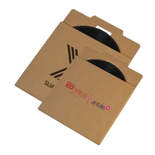 Duas caixas para Discos de Vinis personalizados com diferentes medidas
