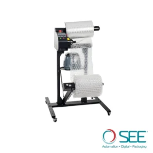 Sistema de enchimento para almofadagem insuflável.