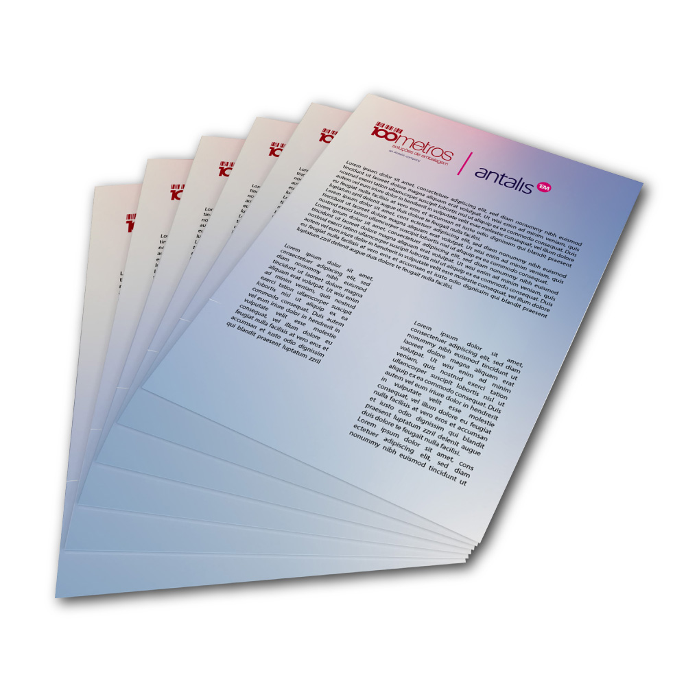 Molho de Flyers a Cores