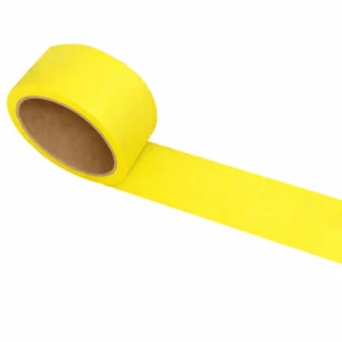 Fita sinalizadora fundo amarelo