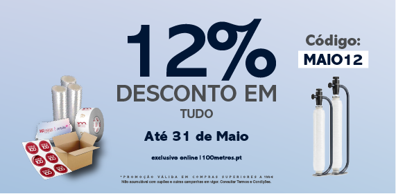 12% de Desconto em Tudo