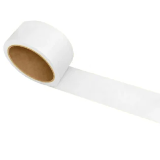 Fita sinalizadora fundo branco