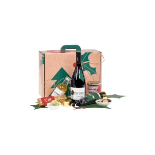 Caixa de Cartão para Presentes de Natal - Natural