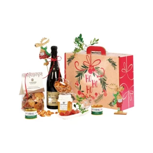 Caixa de Cartão para Presentes de Natal - Sinfonia